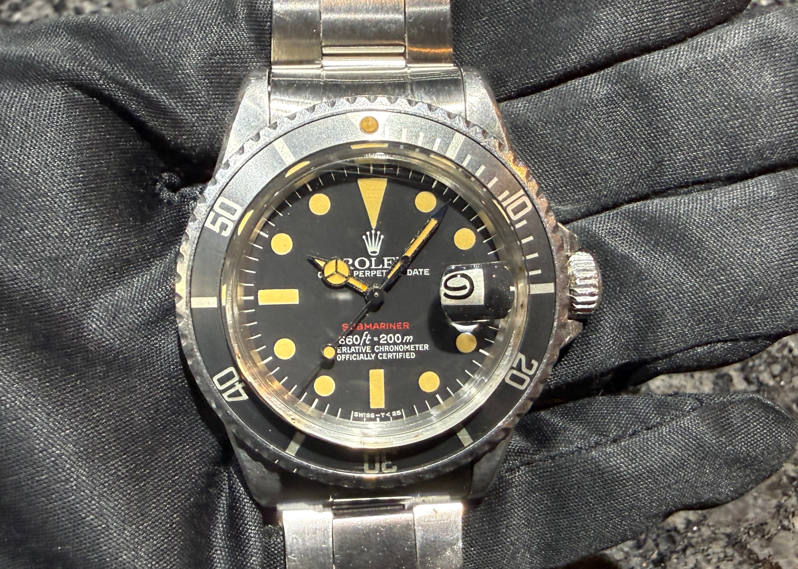 第２２６３回～  顔立ちが良いパンプキンダイヤルが魅力！赤サブ MK6ダイヤル 1680 74年 良個体のご紹介！