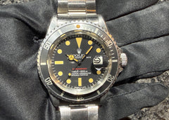 第２２６３回～  顔立ちが良いパンプキンダイヤルが魅力！赤サブ MK6ダイヤル 1680 74年 良個体のご紹介！