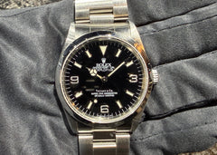 第２２６８回～希少！ティファニー ダブルネーム  エクスプローラーI 14270 N3番 シングルトリチウム 先端ドットのご紹介！！