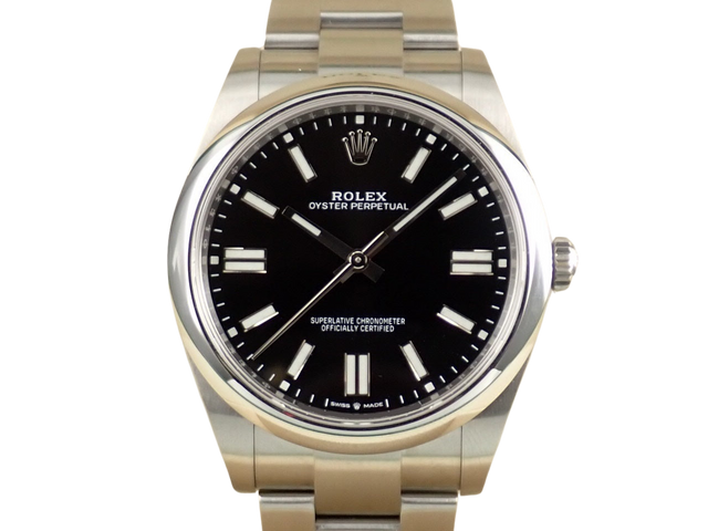 ロレックス オイスターパーペチュアル41 Ref.124300 ブラック
