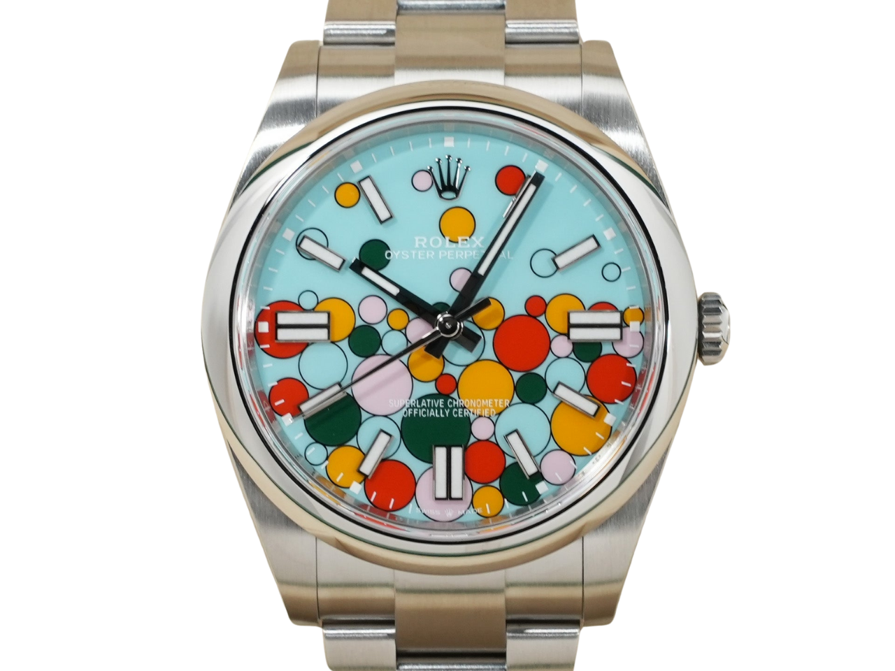 ロレックス オイスターパーペチュアル Ref.124300 セレブレーションモチーフ