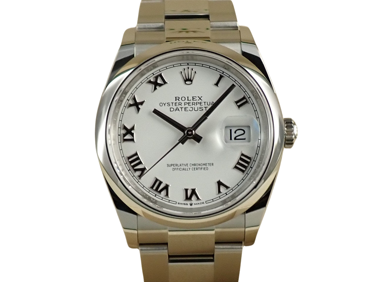ロレックス デイトジャスト36 Ref.126200 ホワイト オイスター