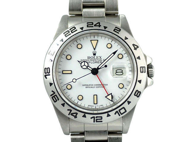 ロレックス エクスプローラーII Ref.16550 ホワイト
