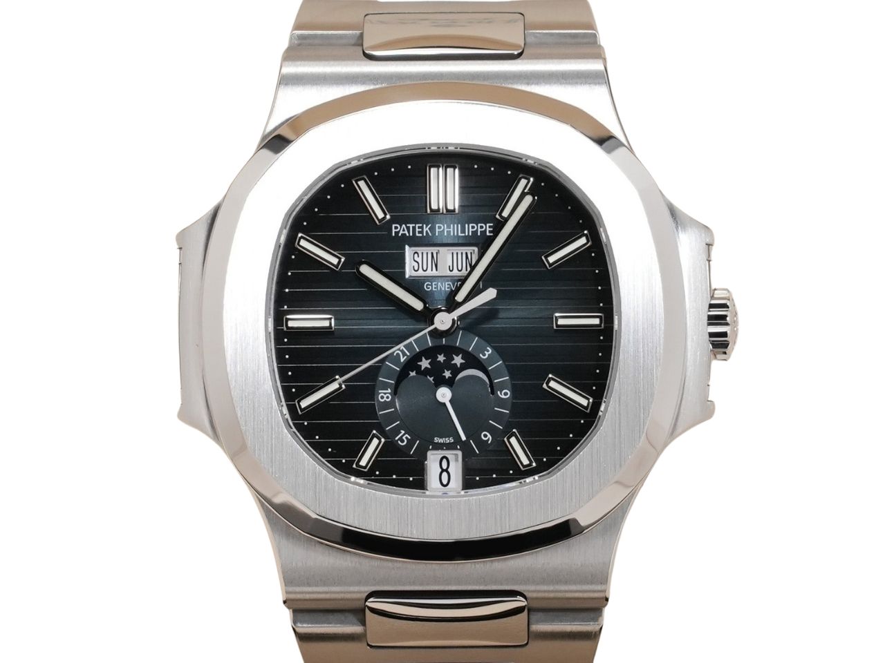 パテックフィリップ ノーチラス アニュアルカレンダー ムーンフェイズ Ref.5726/1A-014 ブルー