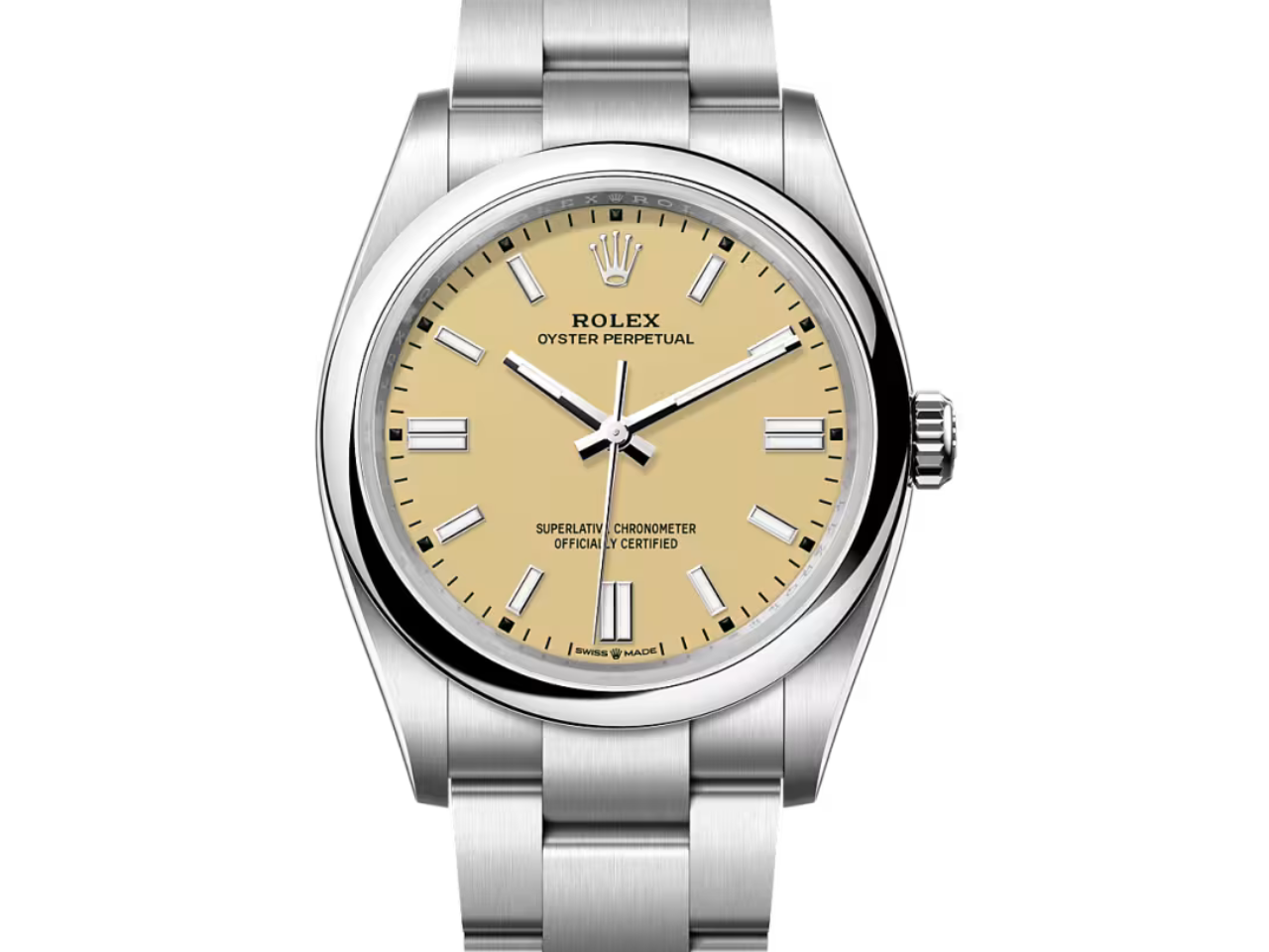 ロレックス オイスターパーペチュアル Ref.126000 ベージュ
