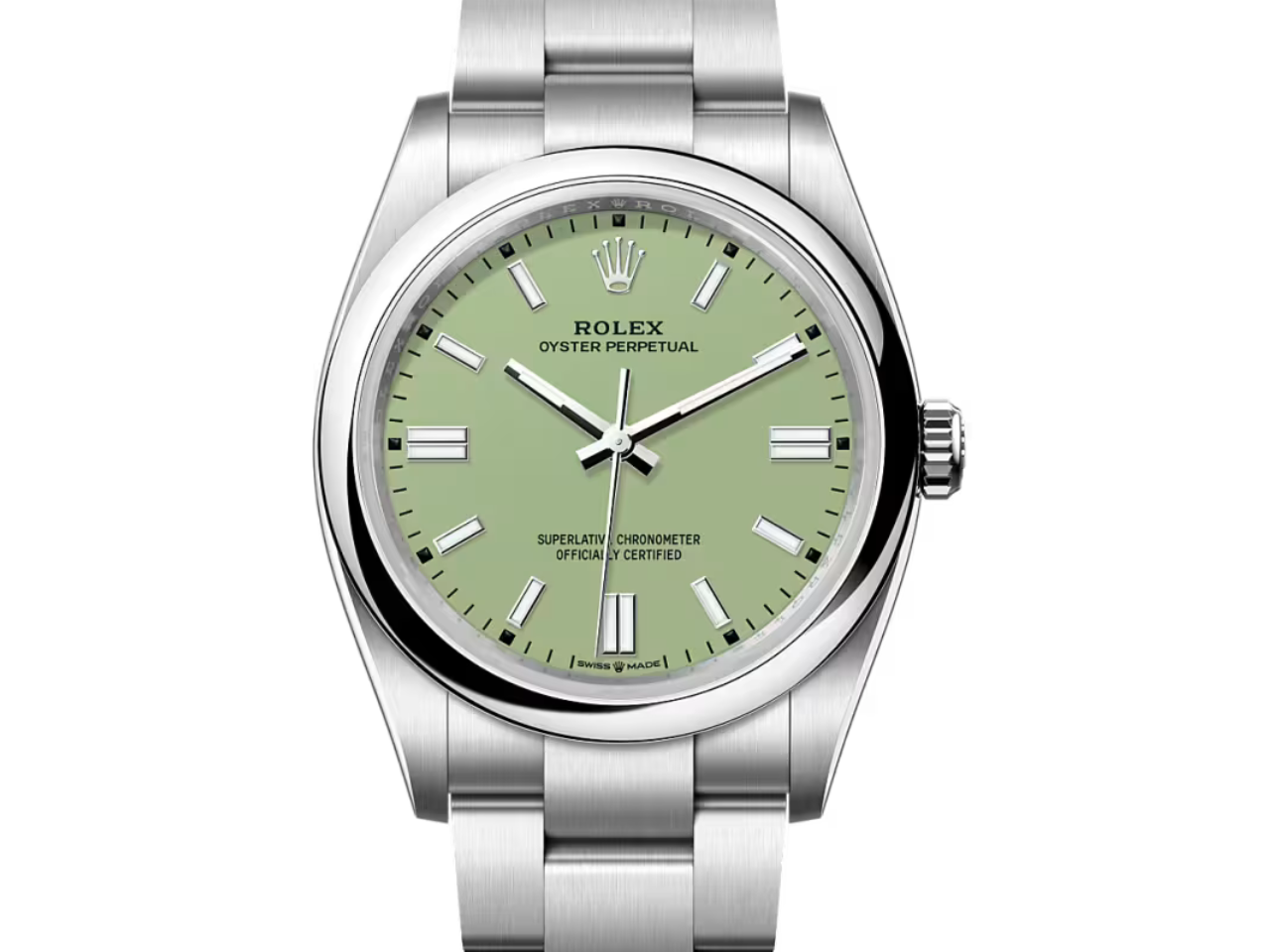 ロレックス オイスターパーペチュアル Ref.126000 ピスタチオ