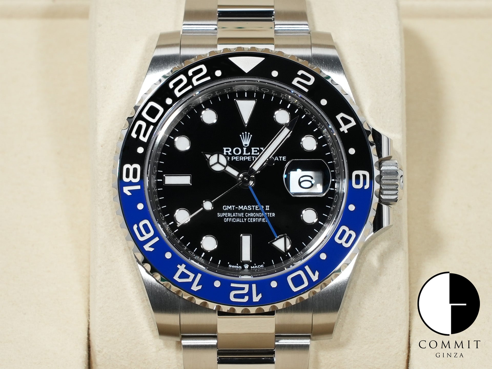 ロレックス GMTマスターII Ref.126710BLNR ステンレススチール ブラック文字盤 オイスターブレスレット 未使用 dvqvuo9g