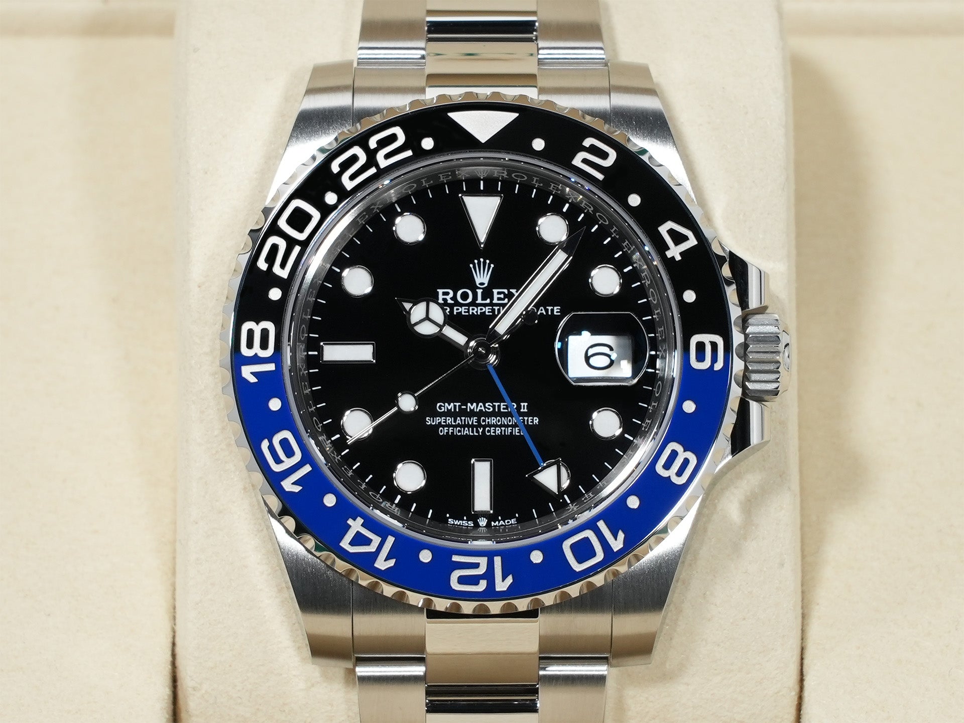 ロレックス GMTマスターII Ref.126710BLNR ステンレススチール ブラック文字盤 オイスターブレスレット 未使用 dvqvuo9g