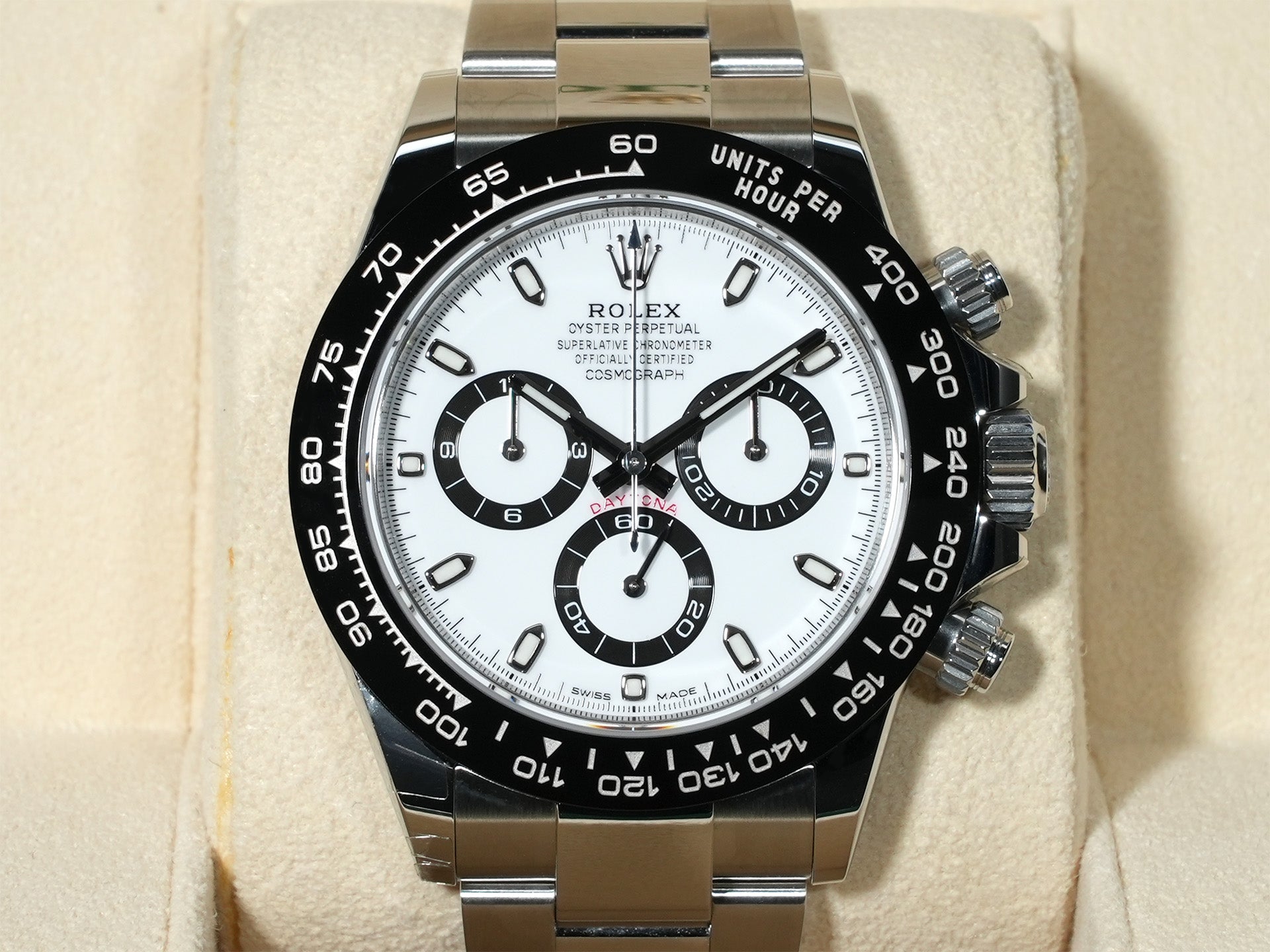 ロレックス デイトナ Ref.116500LN ステンレススチール ホワイト文字盤 未使用 pdetzjbc