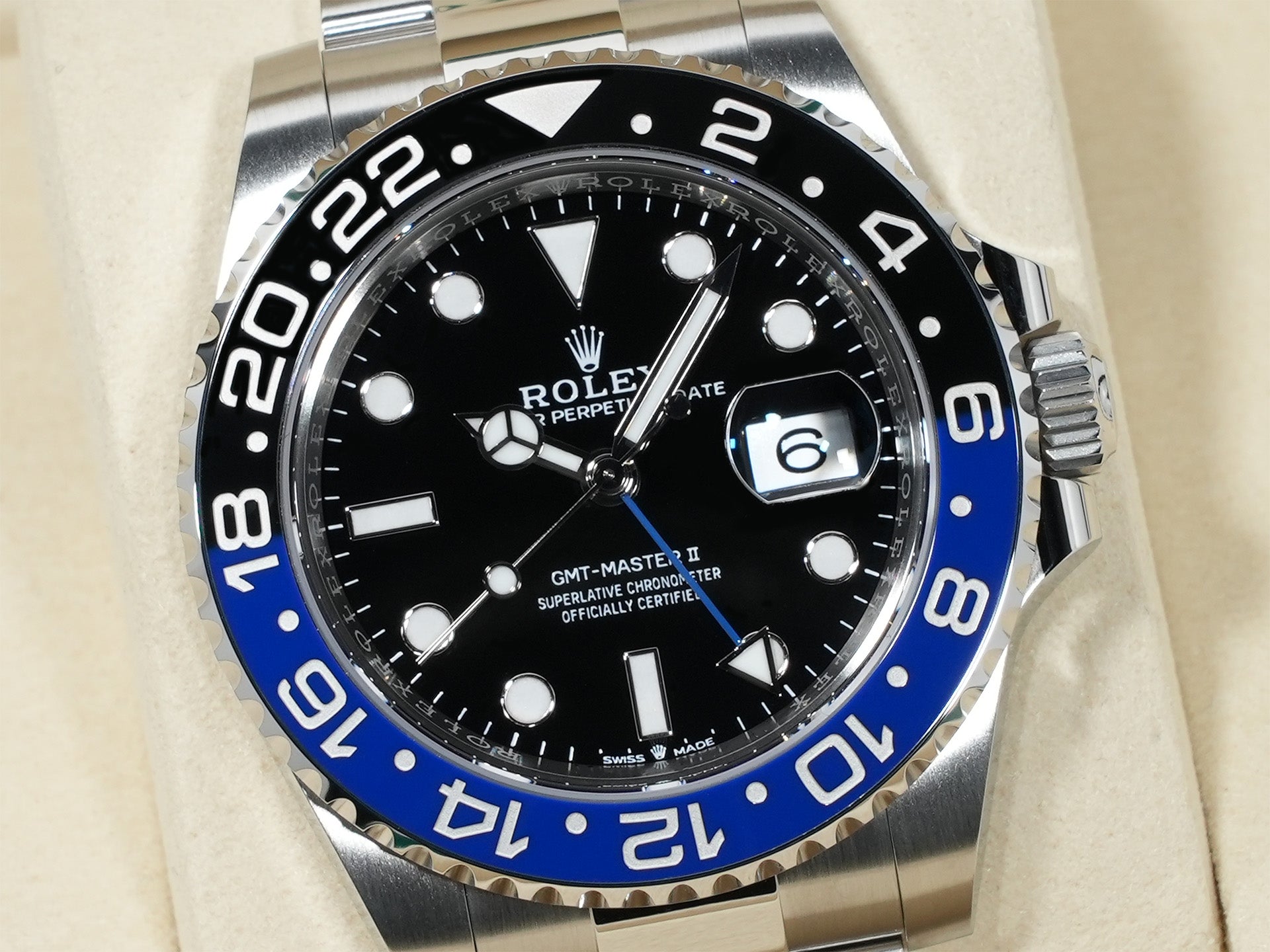 ロレックス GMTマスターII Ref.126710BLNR ステンレススチール ブラック文字盤 オイスターブレスレット 未使用 dvqvuo9g