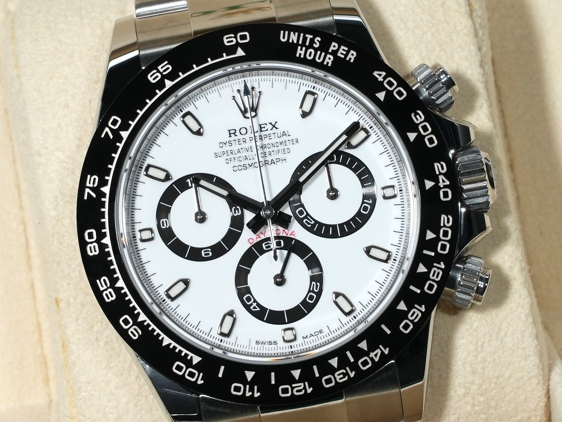 ロレックス デイトナ Ref.116500LN ステンレススチール ホワイト文字盤 未使用 pdetzjbc