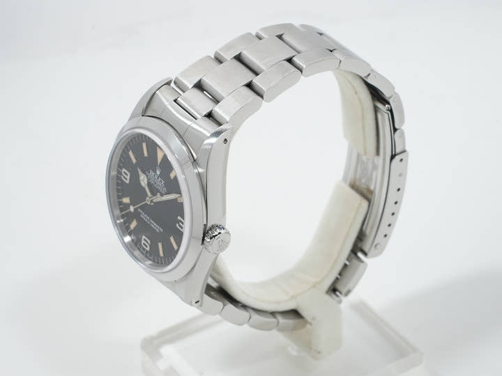 ロレックス エクスプローラーI Ref.14270 ステンレススチール ブラック文字盤 オイスターブレスレット 中古 oc3egh3q