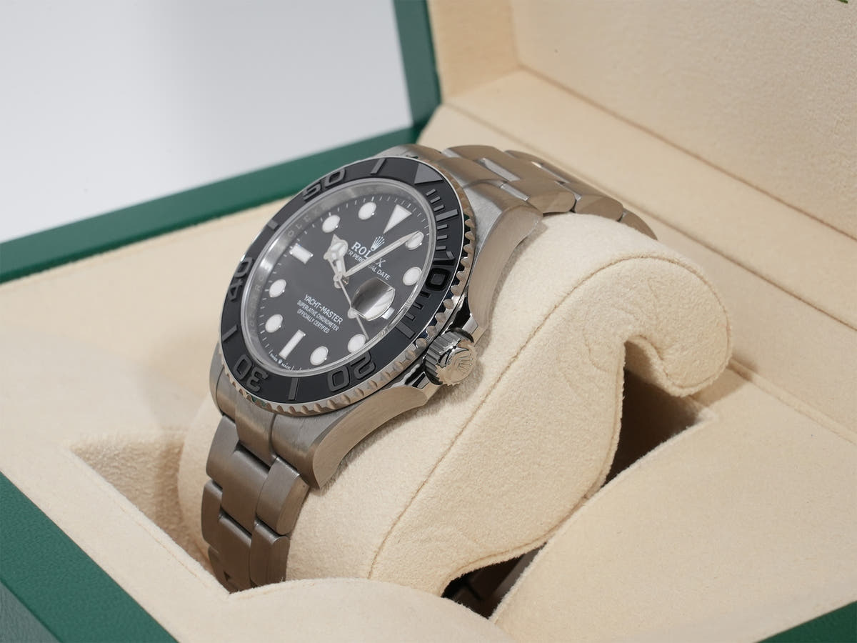 Rolex Yacht-Master 42 Ref. 226627 RLX TI Black Dial Good Condition Used bpcbnzrh