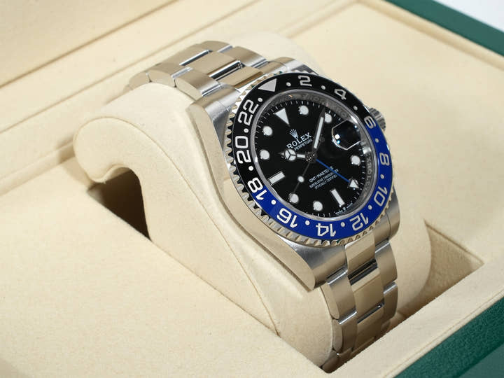 ロレックス GMTマスターII Ref.126710BLNR ステンレススチール ブラック文字盤 オイスターブレスレット 未使用 dvqvuo9g