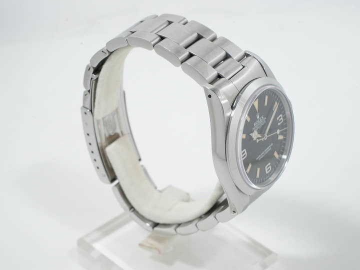 ロレックス エクスプローラーI Ref.14270 ステンレススチール ブラック文字盤 オイスターブレスレット 中古 oc3egh3q