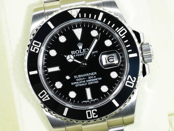 ロレックス サブマリーナー デイト Ref.116610LN ステンレススチール ブラック文字盤 中古 n5jcgu5x
