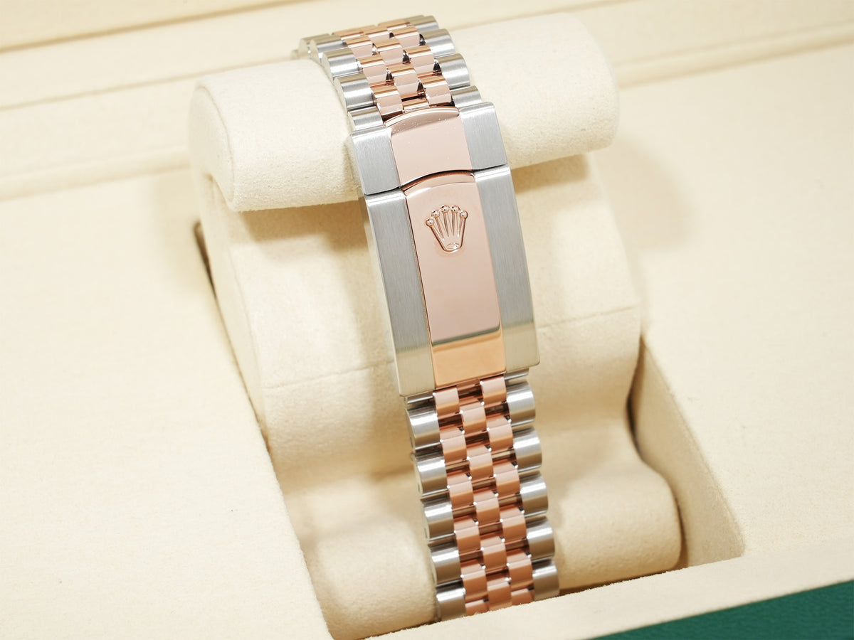 Rolex Datejust 36 Ref. 126231 Stainless Steel/Everose Gold, Mint Green Dial, Jubilee Bracelet, Unworn nei7gug5