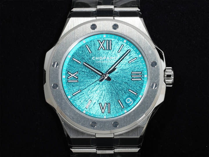 ショパール アルパインイーグル Ref.298600-3016 ステンレススチール マリタイムブルー文字盤 未使用 4yoivwng