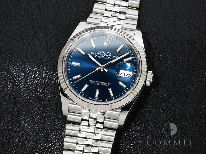 Rolex Datejust 36 Ref. 126234 Stainless Steel/White Gold, Bright Blue Dial, Jubilee Bracelet, Excellent Condition c8n2piut