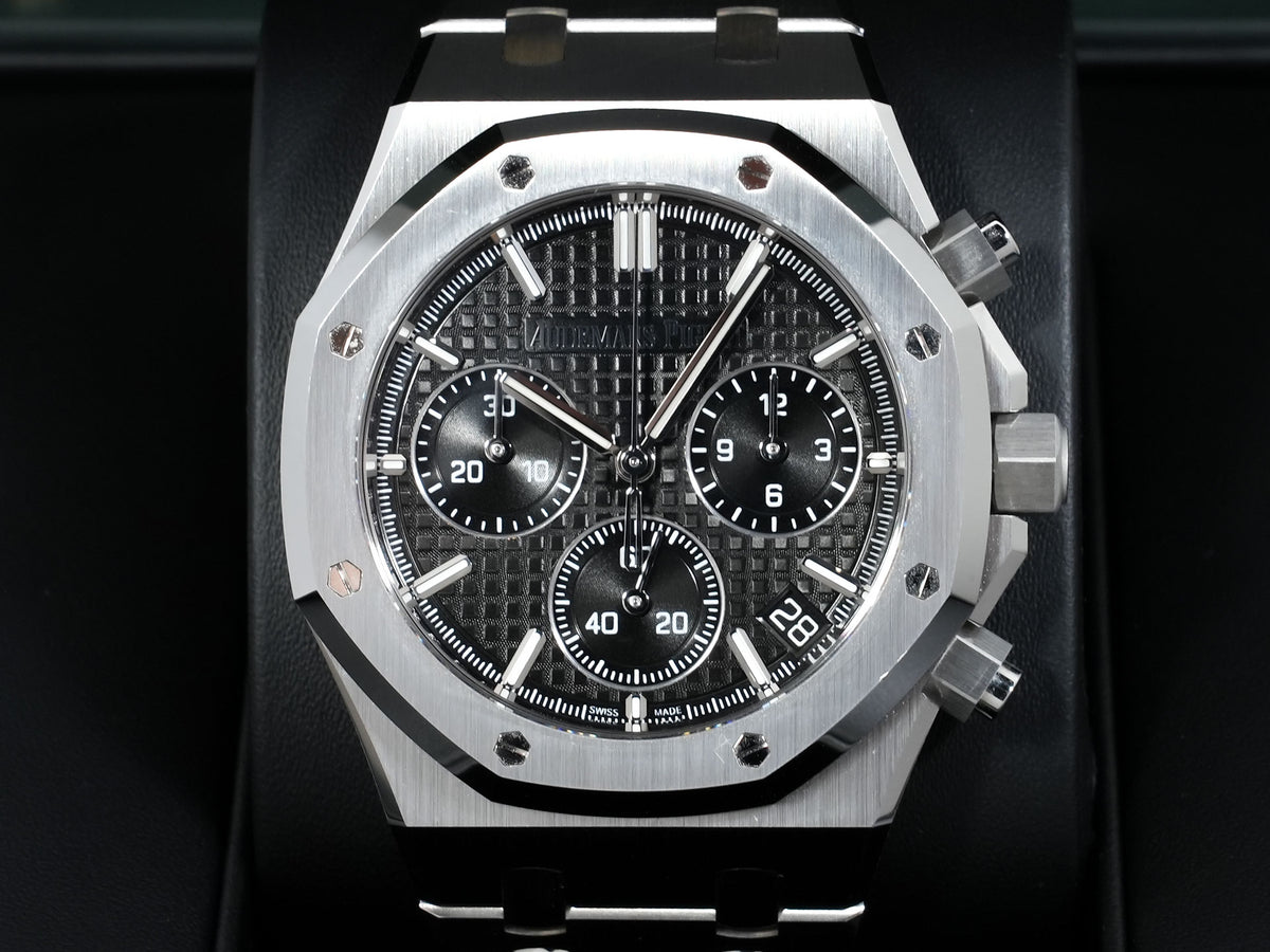 Audemars Piguet Royal Oak Chronograph Ref. 26240ST.OO.1320ST.06 Stainless Steel Black Dial Pre-owned yfc8kuwp