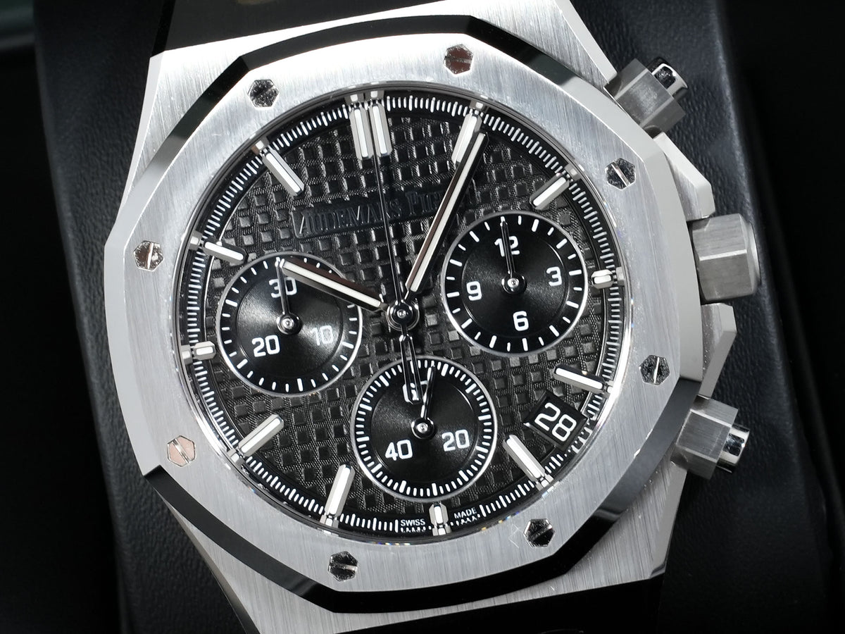 Audemars Piguet Royal Oak Chronograph Ref. 26240ST.OO.1320ST.06 Stainless Steel Black Dial Pre-owned yfc8kuwp