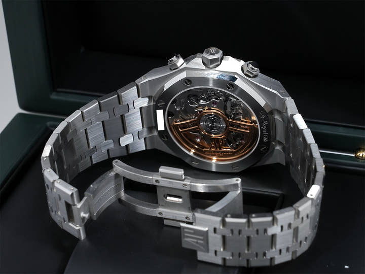Audemars Piguet Royal Oak Chronograph Ref. 26240ST.OO.1320ST.06 Stainless Steel Black Dial Pre-owned yfc8kuwp