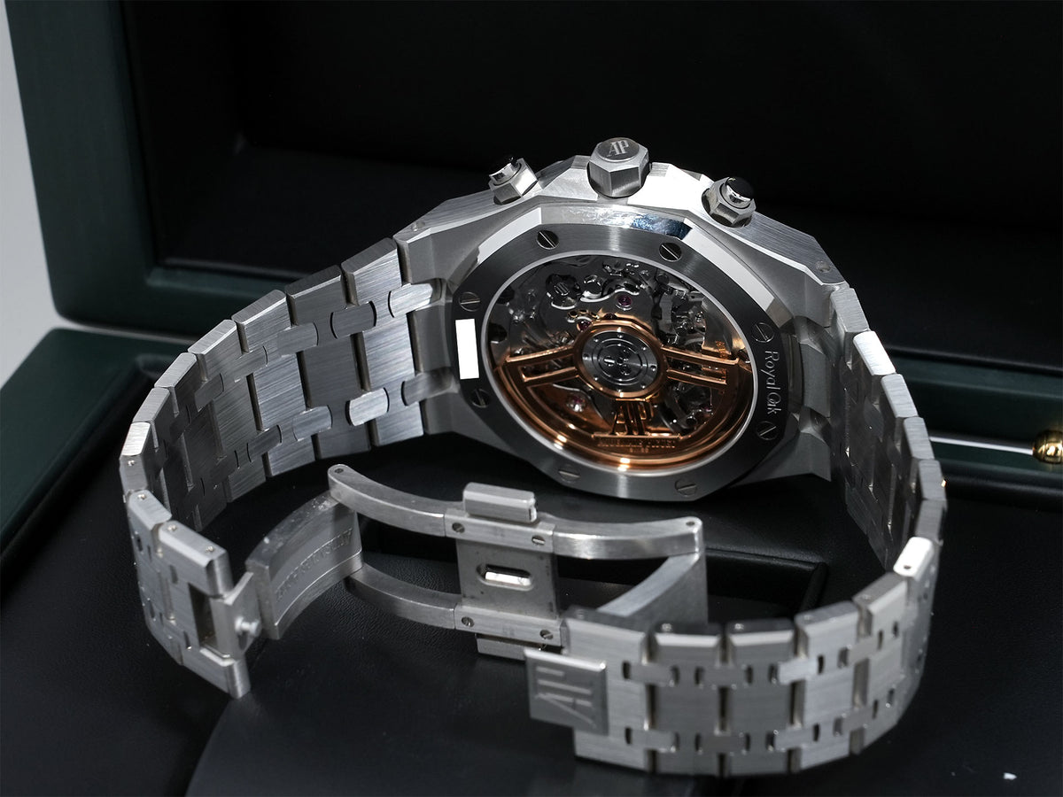 Audemars Piguet Royal Oak Chronograph Ref. 26240ST.OO.1320ST.06 Stainless Steel Black Dial Pre-owned yfc8kuwp