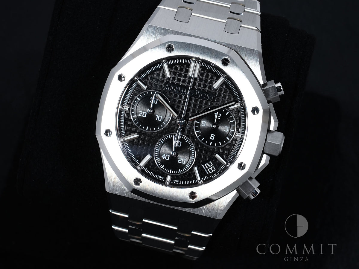 Audemars Piguet Royal Oak Chronograph Ref. 26240ST.OO.1320ST.06 Stainless Steel Black Dial Pre-owned yfc8kuwp