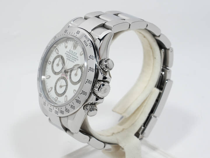 Rolex Daytona Ref. 116520 Stainless Steel Ivory Dial Pre-owned xupstm62