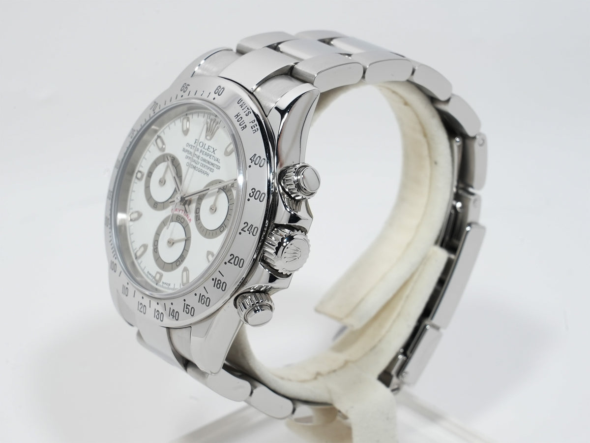 Rolex Daytona Ref. 116520 Stainless Steel Ivory Dial Pre-owned xupstm62