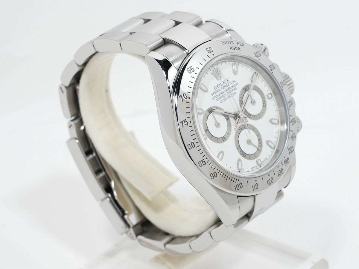 Rolex Daytona Ref. 116520 Stainless Steel Ivory Dial Pre-owned xupstm62