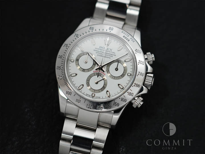 Rolex Daytona Ref. 116520 Stainless Steel Ivory Dial Pre-owned xupstm62