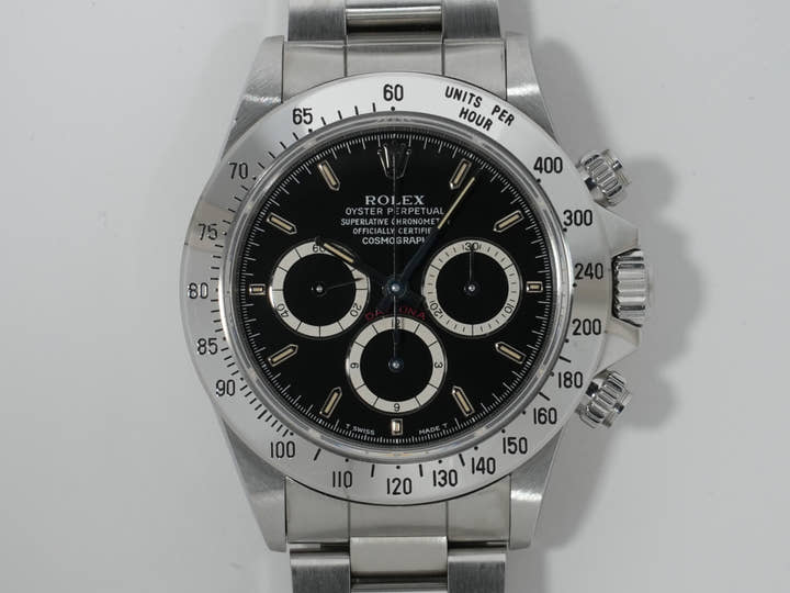 ロレックス デイトナ エルプリメロ Ref.16520 ステンレススチール ブラック文字盤 美中古 a3ba68p5