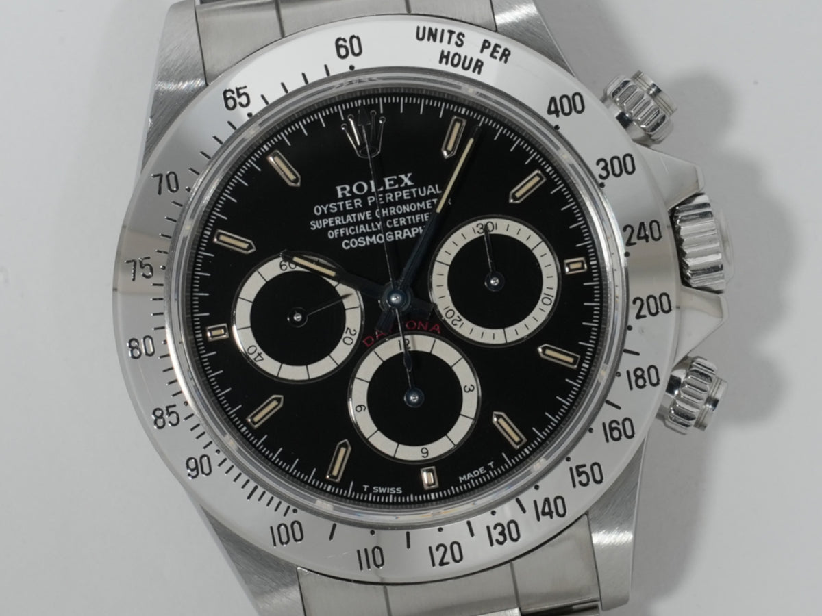 ロレックス デイトナ エルプリメロ Ref.16520 ステンレススチール ブラック文字盤 美中古 a3ba68p5