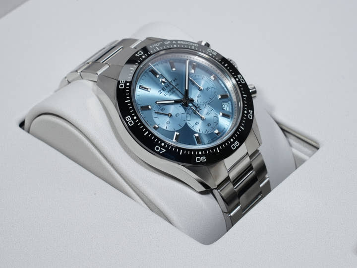 ゼニス クロノマスター スポーツ ヨシダ スペシャル エディション Ref.03.3105.3600/52.M3100 ステンレススチール アクアブルー文字盤 美中古 m7626ou7
