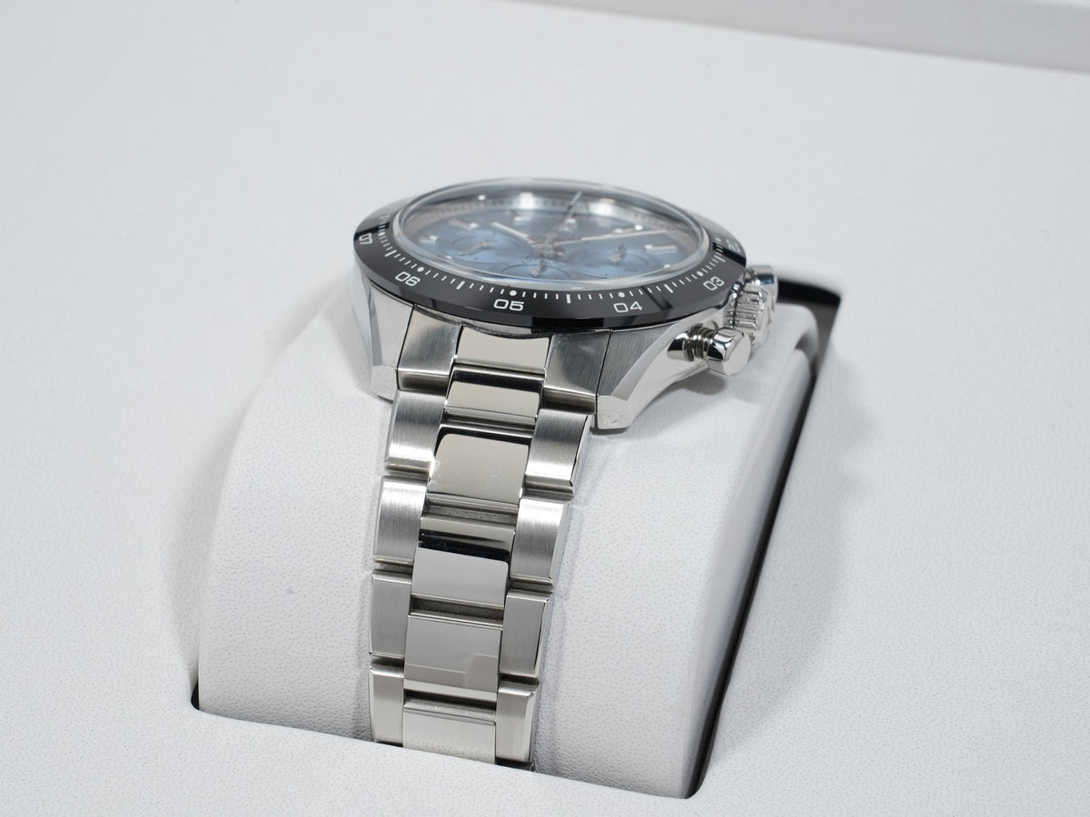 ゼニス クロノマスター スポーツ ヨシダ スペシャル エディション Ref.03.3105.3600/52.M3100 ステンレススチール アクアブルー文字盤 美中古 m7626ou7