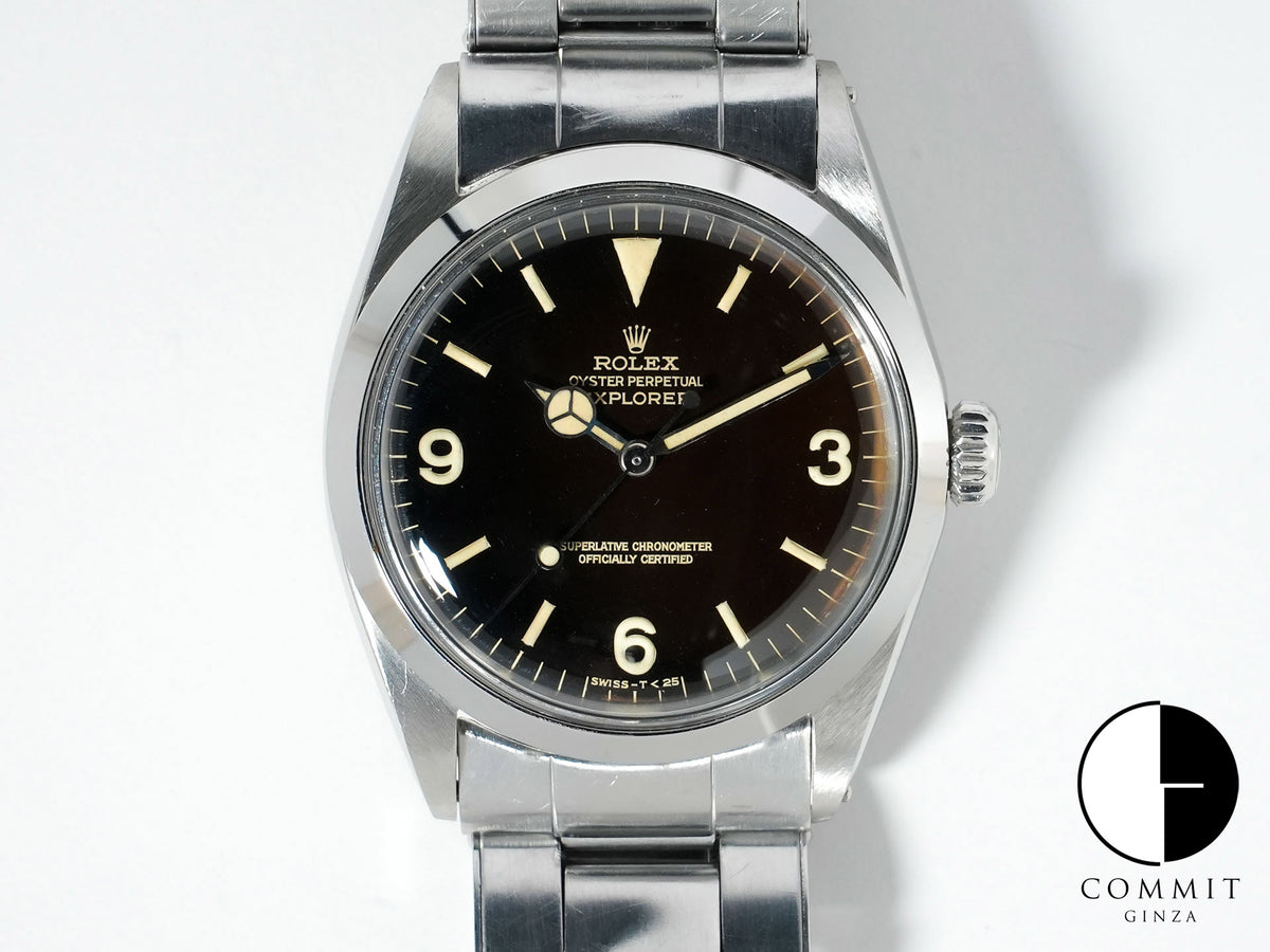 ロレックス エクスプローラーI Ref.1016 ステンレススチール ブラック文字盤 中古 mbwo25e5
