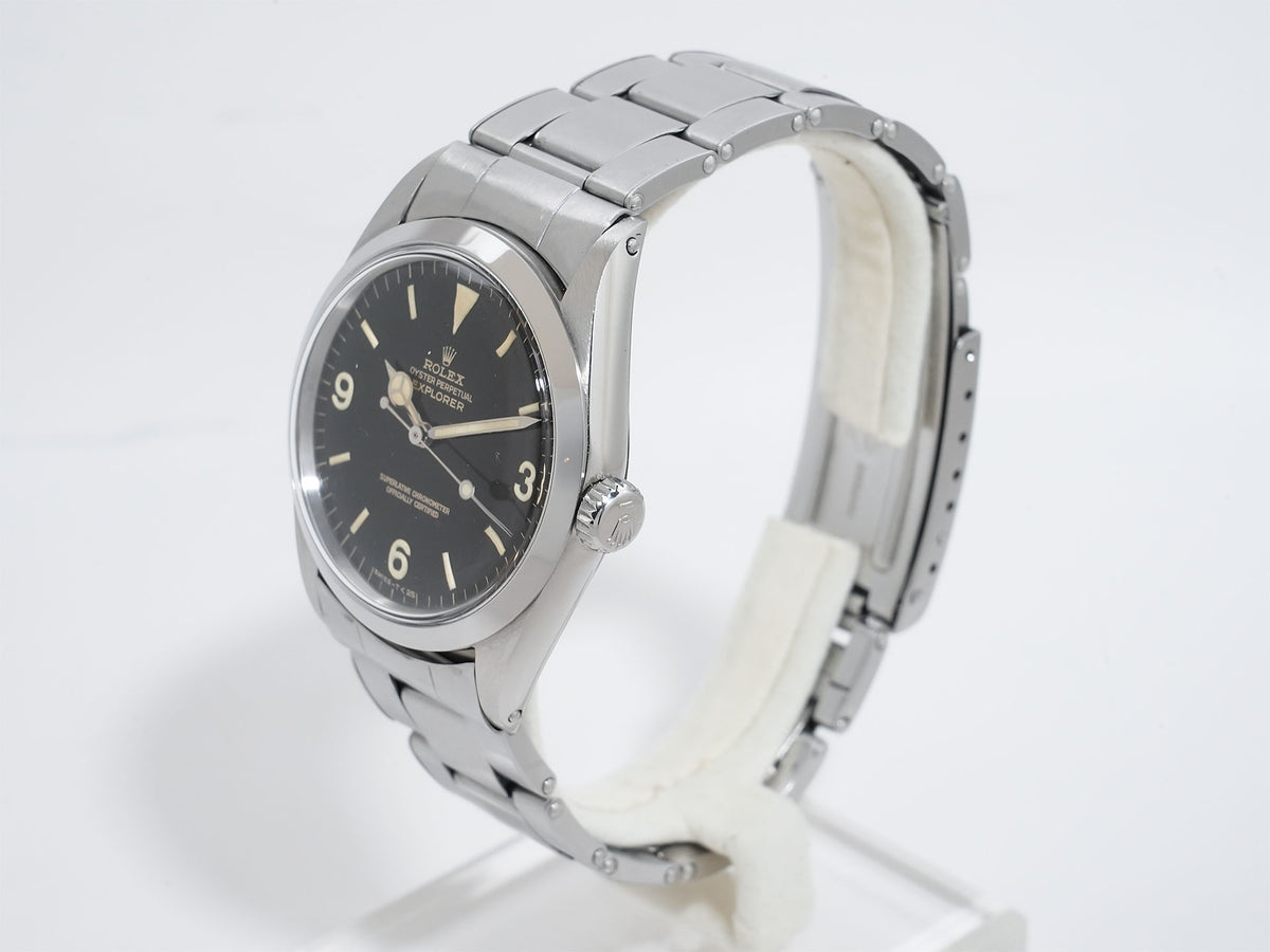 ロレックス エクスプローラーI Ref.1016 ステンレススチール ブラック文字盤 中古 mbwo25e5
