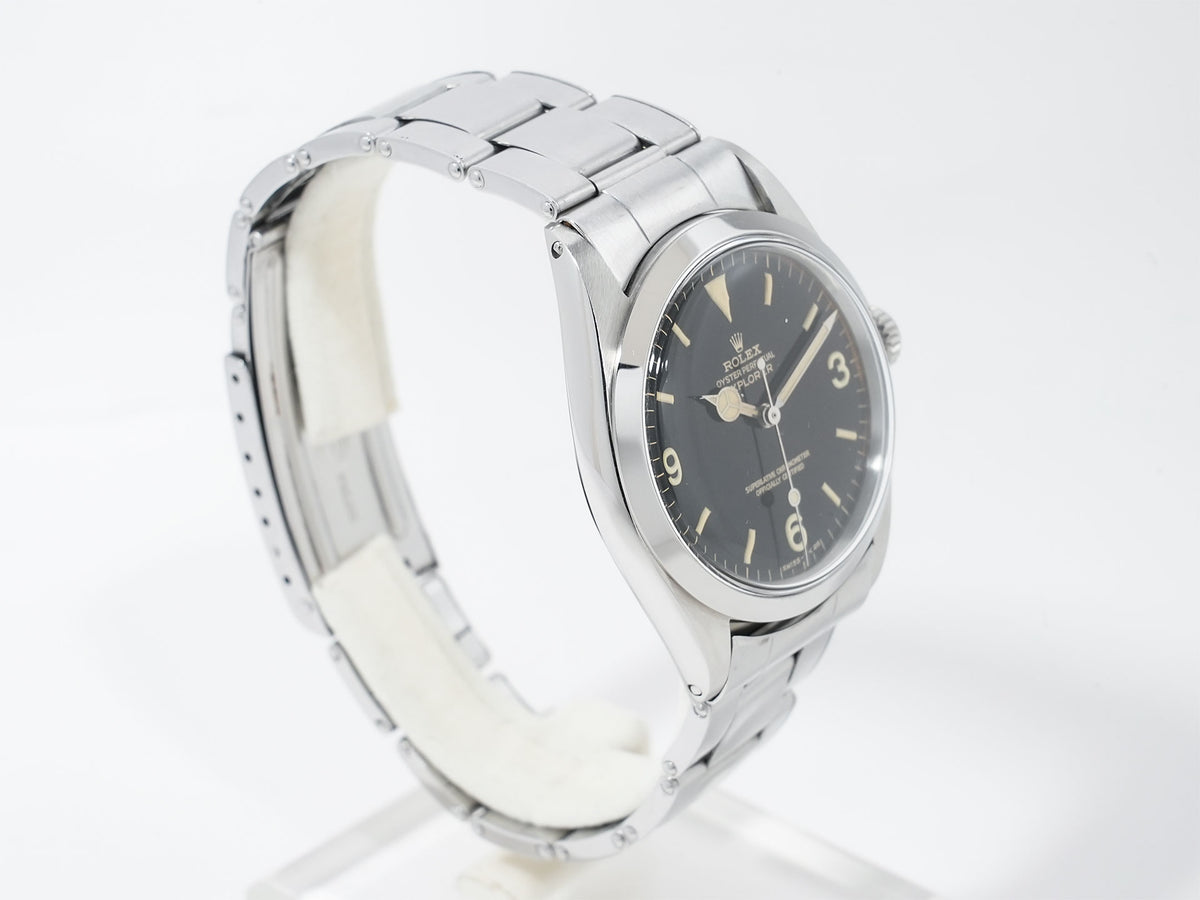 ロレックス エクスプローラーI Ref.1016 ステンレススチール ブラック文字盤 中古 mbwo25e5