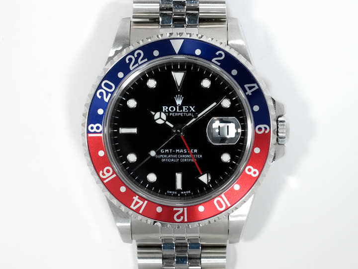 Rolex GMT-Master Ref. 16700 Stainless Steel Black Dial Jubilee Bracelet Pre-owned 7j5xtm63