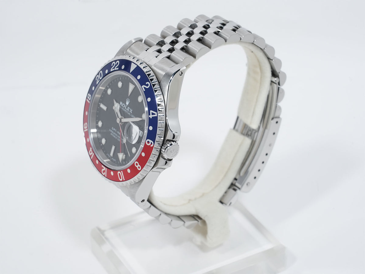 Rolex GMT-Master Ref. 16700 Stainless Steel Black Dial Jubilee Bracelet Pre-owned 7j5xtm63