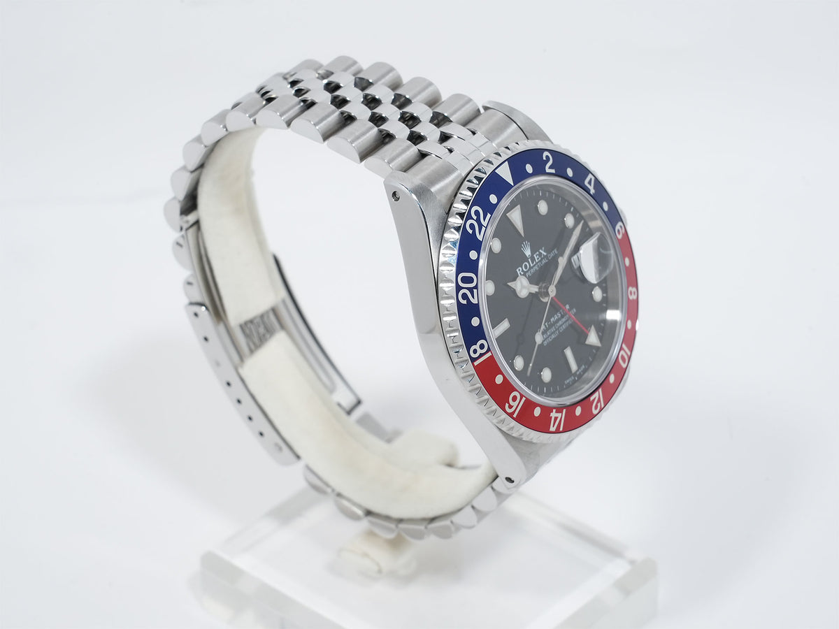 Rolex GMT-Master Ref. 16700 Stainless Steel Black Dial Jubilee Bracelet Pre-owned 7j5xtm63
