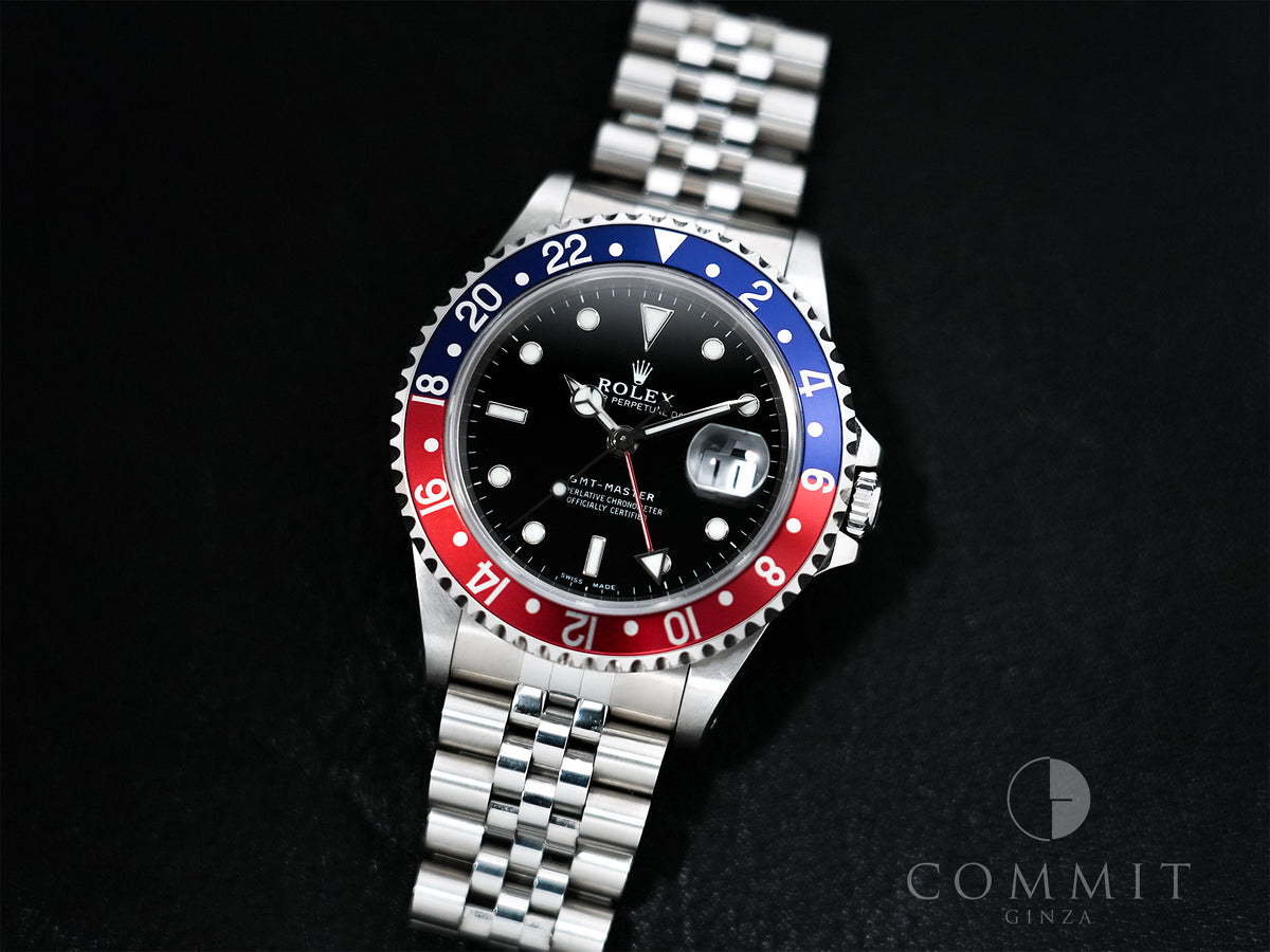 Rolex GMT-Master Ref. 16700 Stainless Steel Black Dial Jubilee Bracelet Pre-owned 7j5xtm63