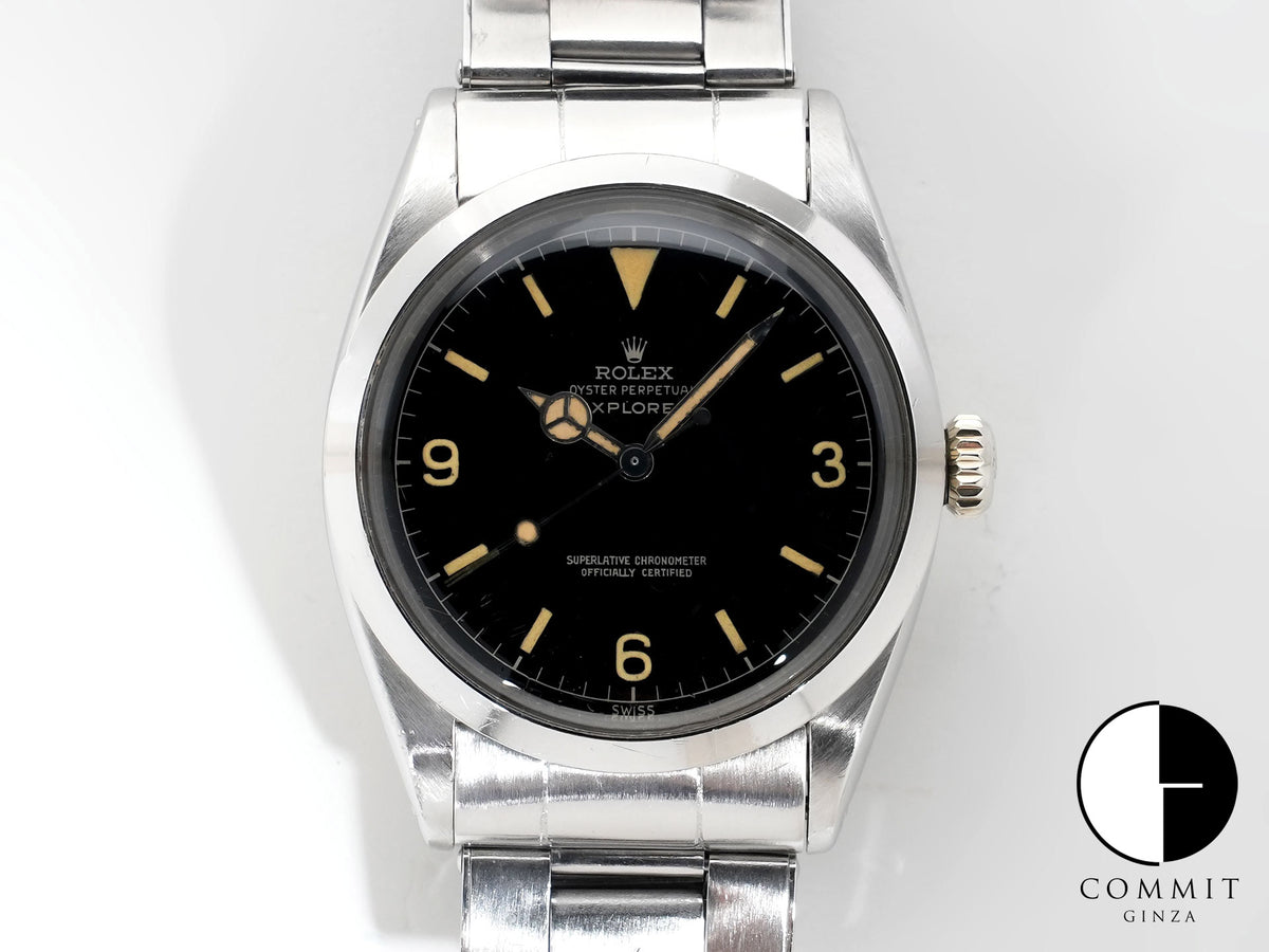 ロレックス エクスプローラーI Ref.1016 ステンレススチール ブラック文字盤 中古 c2bqyzaq