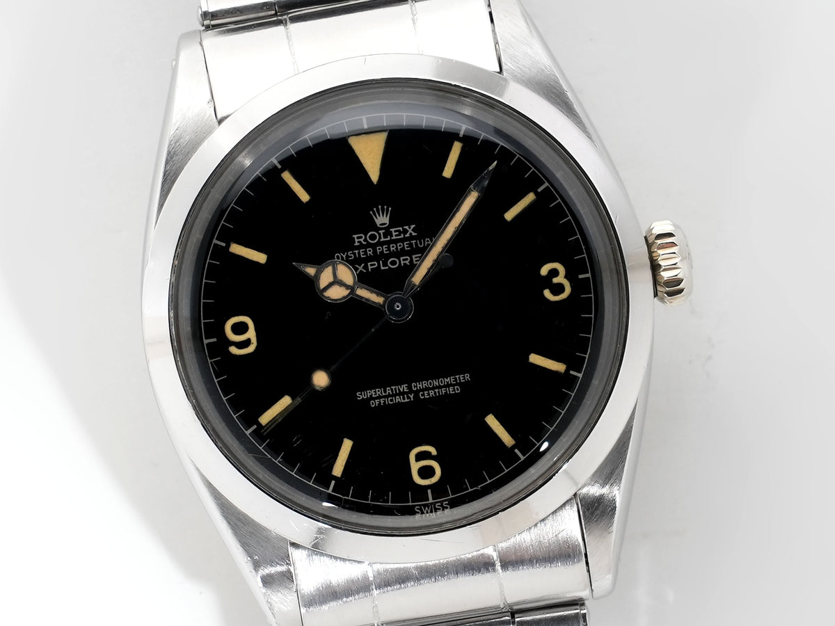 ロレックス エクスプローラーI Ref.1016 ステンレススチール ブラック文字盤 中古 c2bqyzaq