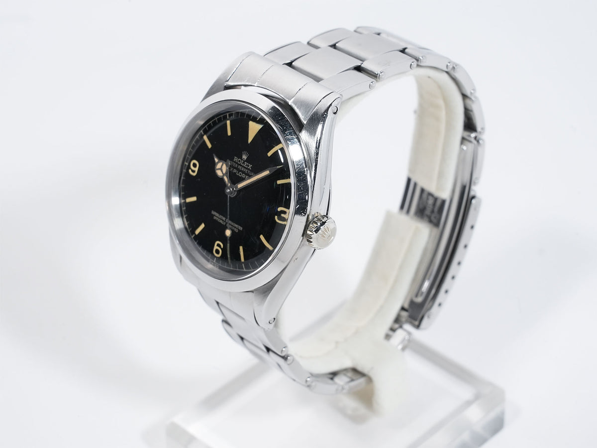 ロレックス エクスプローラーI Ref.1016 ステンレススチール ブラック文字盤 中古 c2bqyzaq