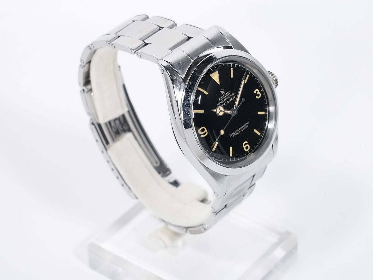 ロレックス エクスプローラーI Ref.1016 ステンレススチール ブラック文字盤 中古 c2bqyzaq