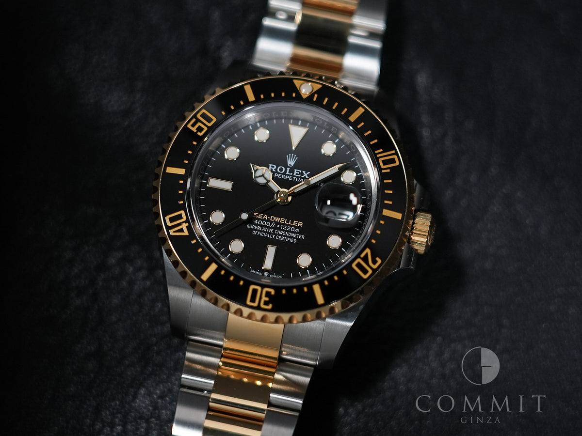 Rolex Sea-Dweller Ref.126603 Stainless Steel/Yellow Gold Black Dial Pre-owned xchodmsm