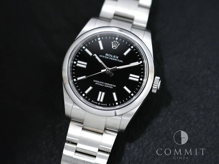 Rolex Oyster Perpetual 41 Ref. 124300 Stainless Steel Black Dial Excellent Condition hi5qr55f