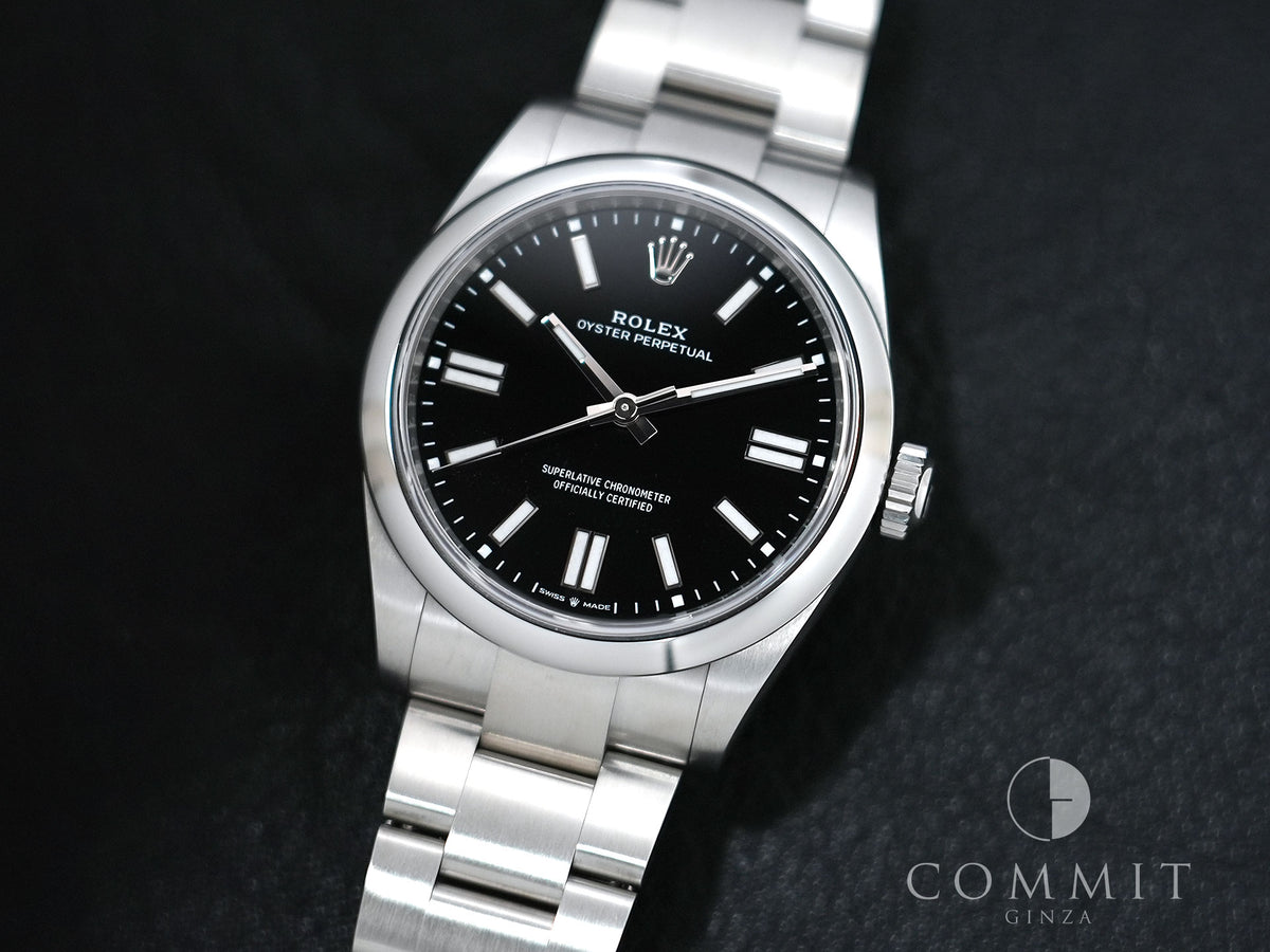 Rolex Oyster Perpetual 41 Ref. 124300 Stainless Steel Black Dial Excellent Condition hi5qr55f